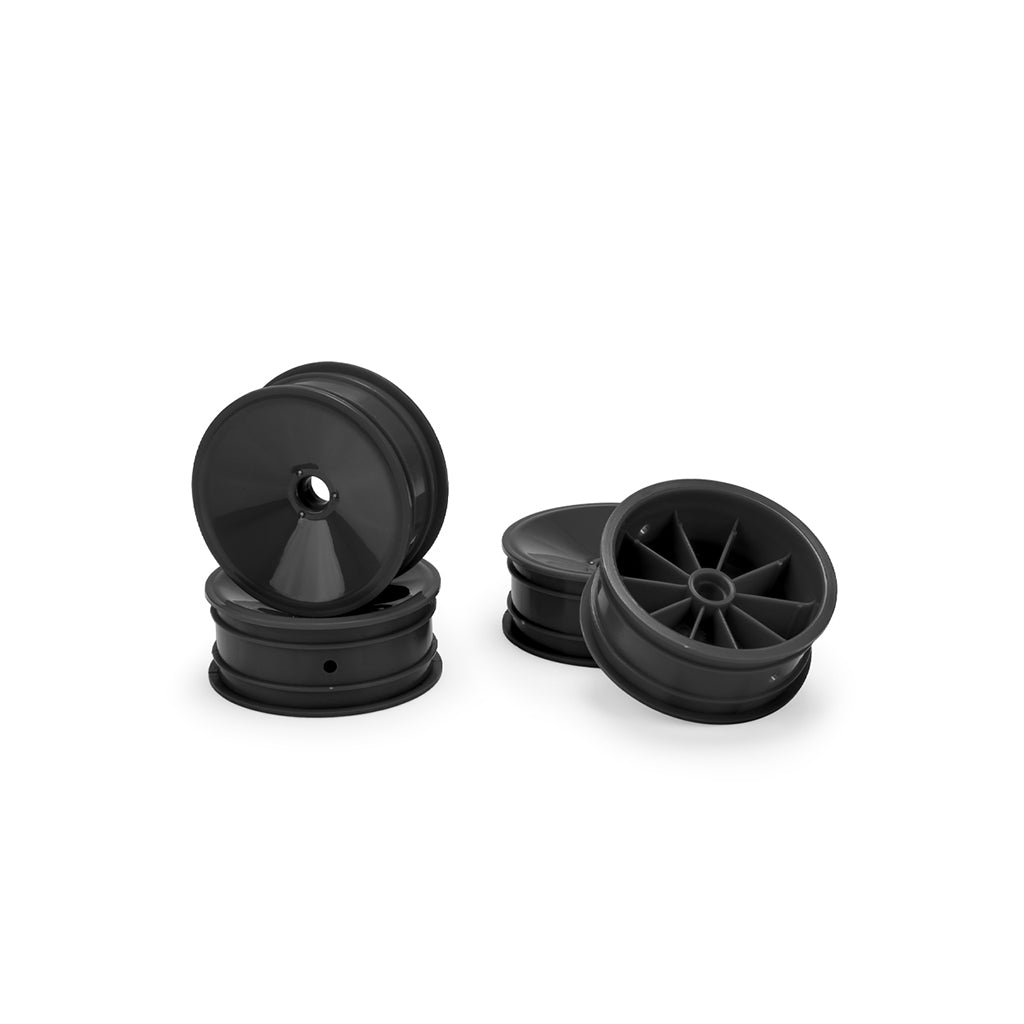 Mono - RC10 RC10B2 RC10B3 2.2 Front Wheel blk 4pc