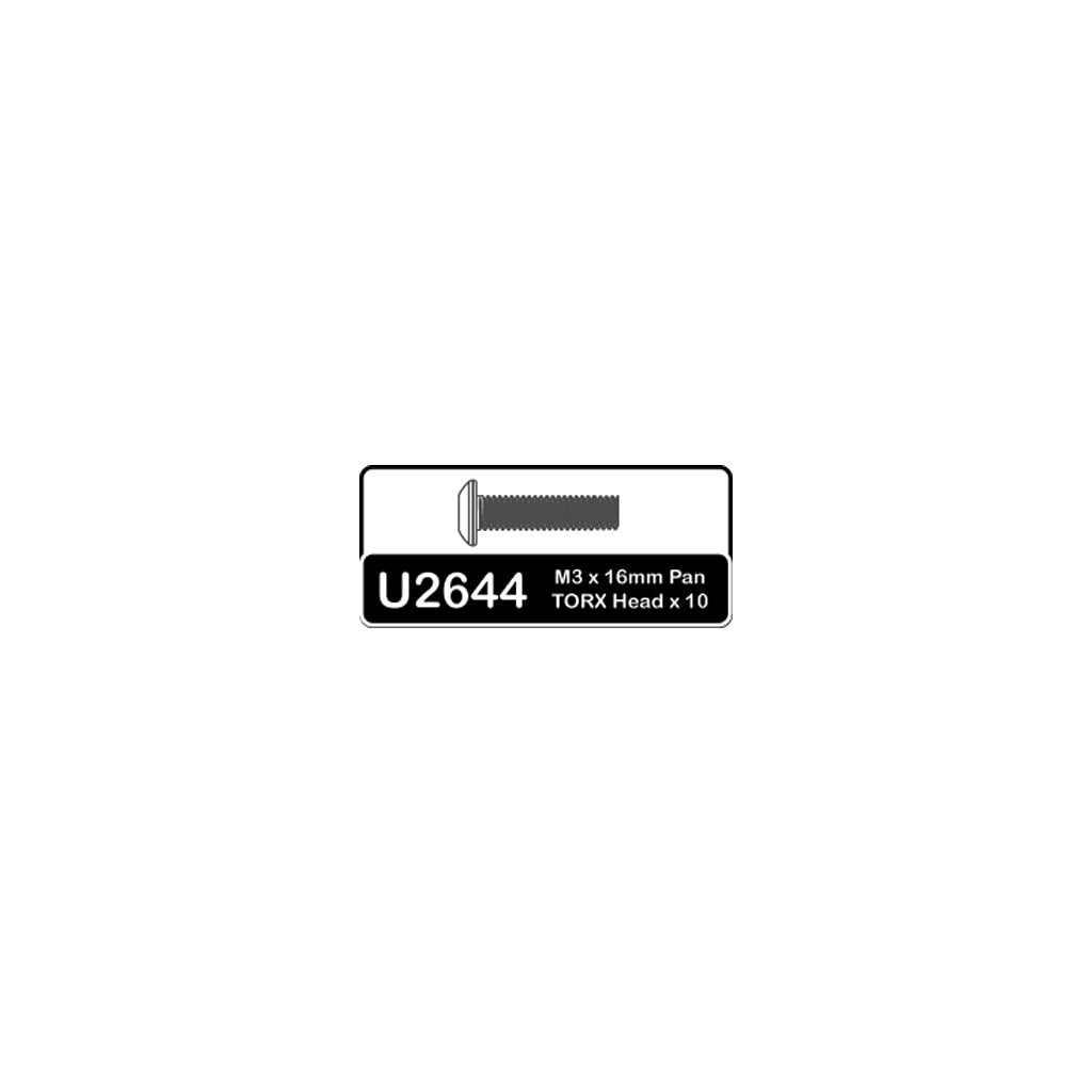 SPEED PACK - Torx M3x16mm Pan Hd Screws