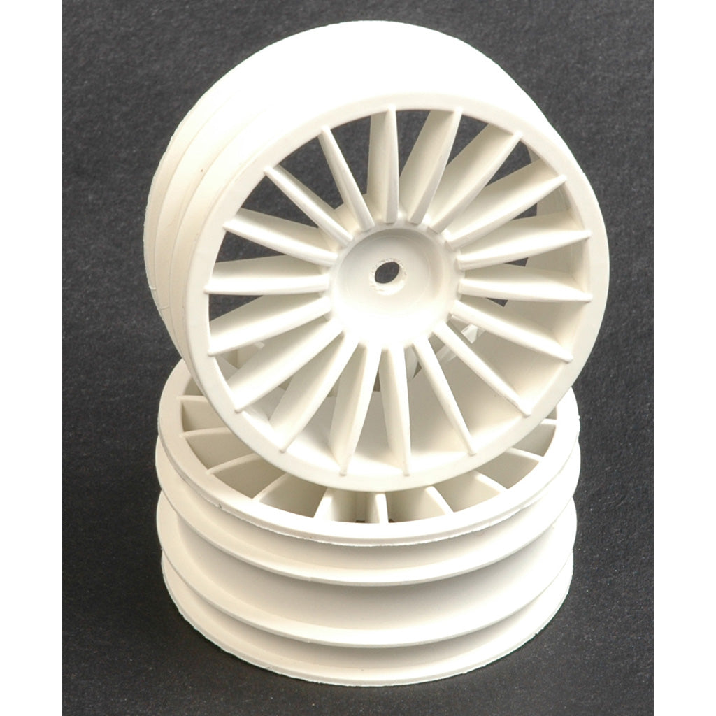 Wheel; Front - White 18 Spoke - GTR (pr)