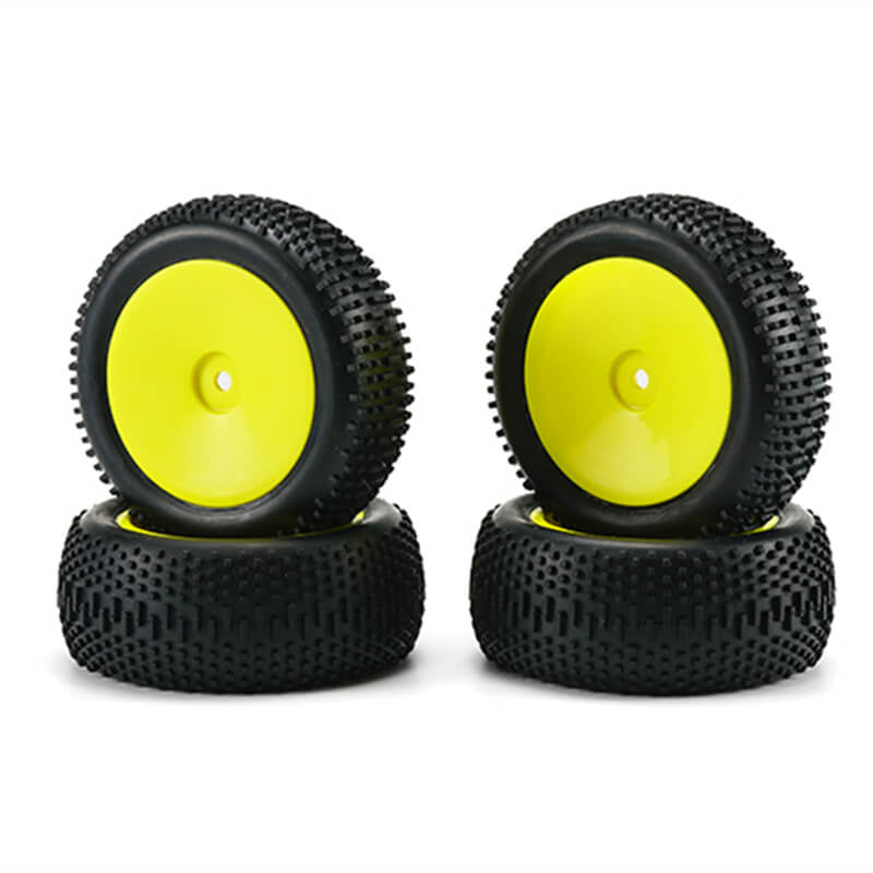 CARISMA MINI 4XS FRONT AND REAR TYRES SET MOUNTED