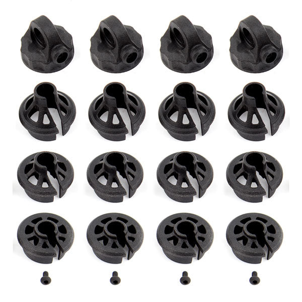 TEAM ASSOCIATED B6.1/B74 12mm SHOCK CAPS AND SPRING CUPS