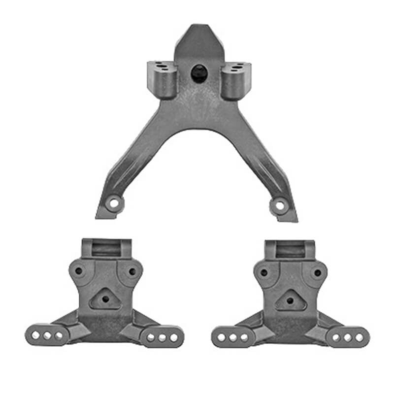 TEAM ASSOCIATED RC10B7.1 FT CARBON TOP PLATE & BALLSTUD MOUNT