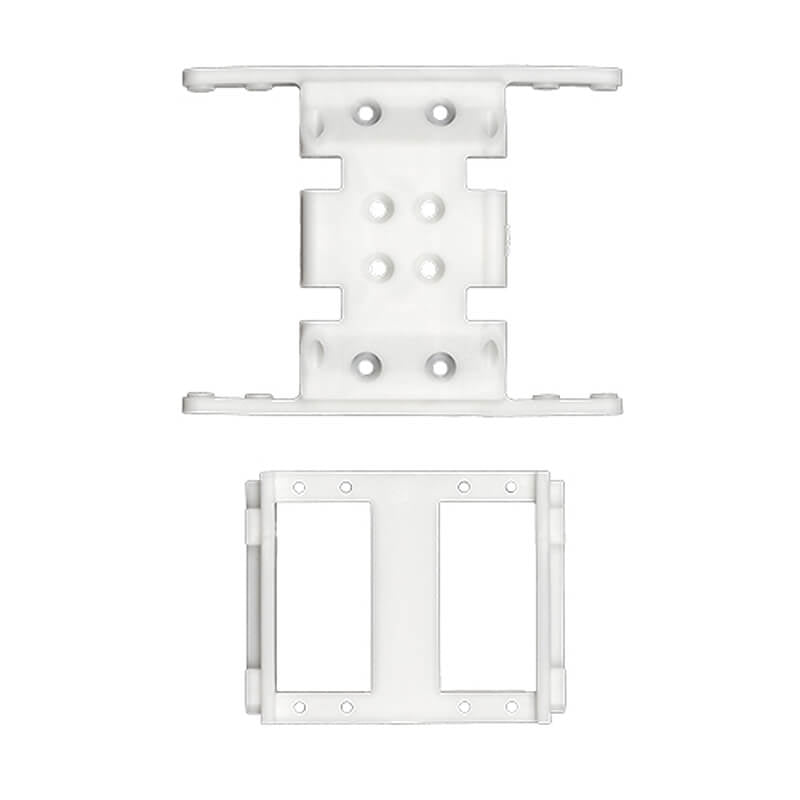 TEAM ASSOCIATED ENDURO RC10TT GEARBOX/SERVO MOUNTS, NATURAL