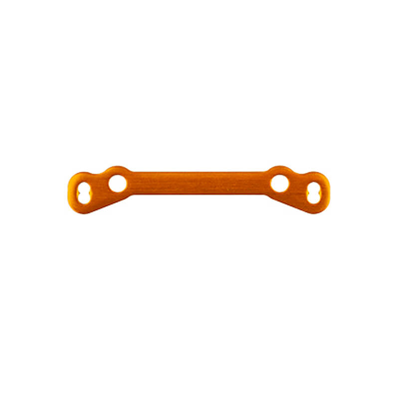 TEAM ASSOCIATED REFLEX 14B CLASSIC ALUMINIUM STEERING PLATE, GOLD