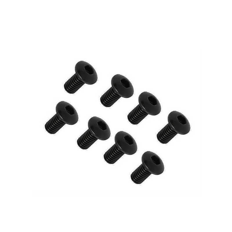 FTX BUTTON HEAD HEX SCREW M3 X 6MM (8PC)