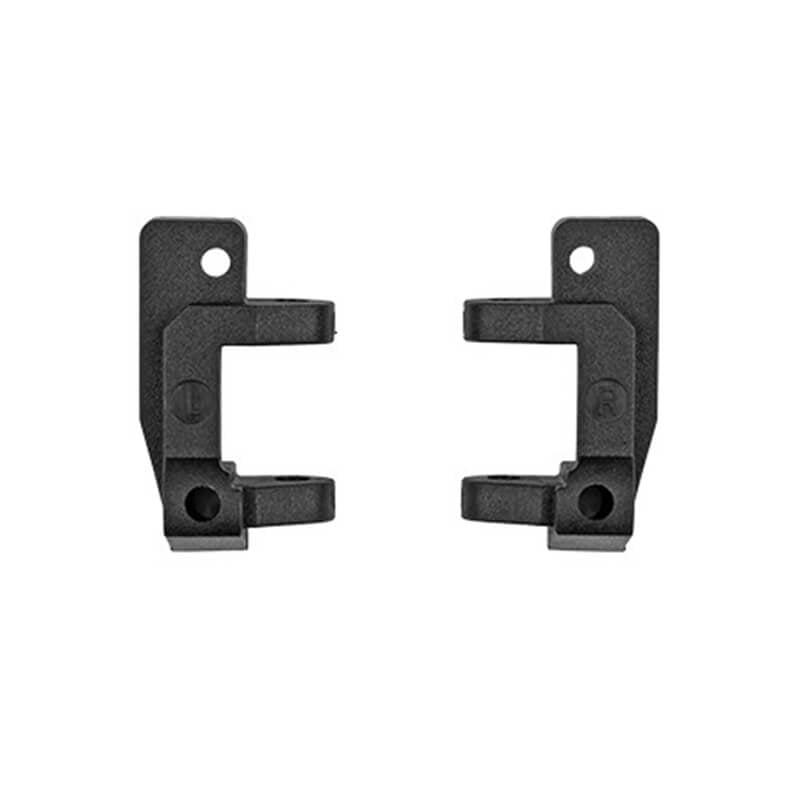 TEAM ASSOCIATED RC10 FRONT CASTER BLOCKS 25 DEG BLACK