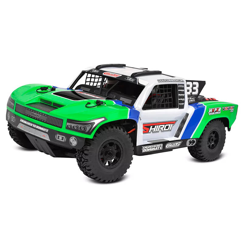 CORALLY SHIROI XP6 BRUSHLESS SHORT COURSE TRUCK RTR - GREEN