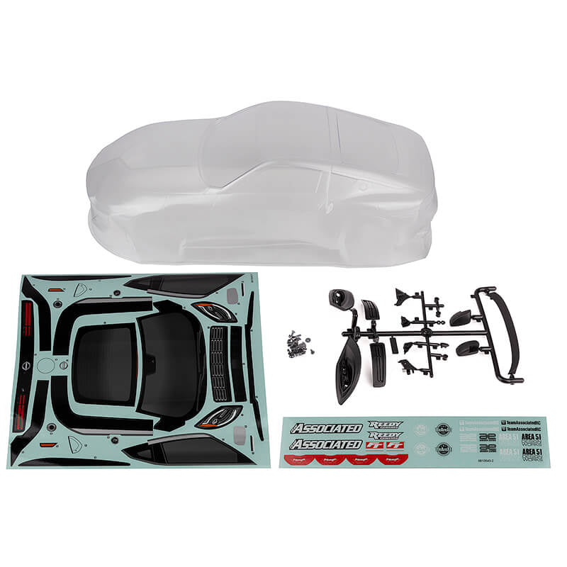 TEAM ASSOCIATED APEX 2 SPORT NISSAN Z BODY SET CLEAR