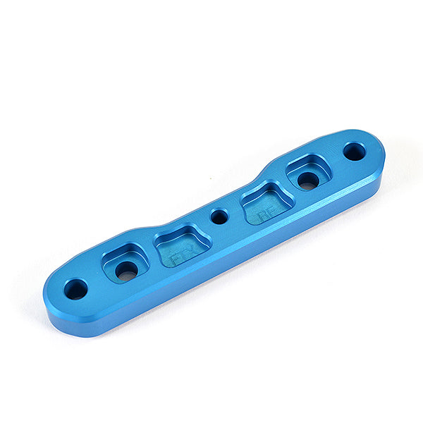 FTX DR8 REAR RF ALUMINIUM LOWER CNC SUSPENSION MOUNT - BLUE