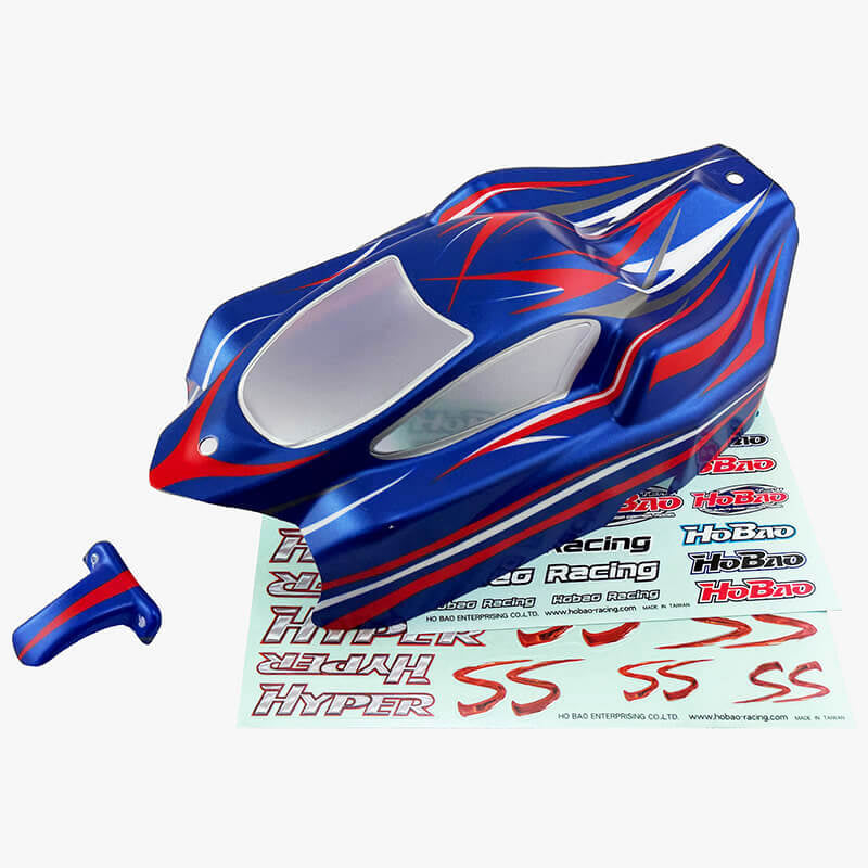 HOBAO HYPER SS ELECTRIC PRINTED BODY (BLUE/RED)