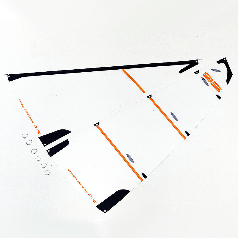 JOYSWAY DF95V1-V3 D SAILS SET 75 MICRON MYLAR, ROUND TUBE PA