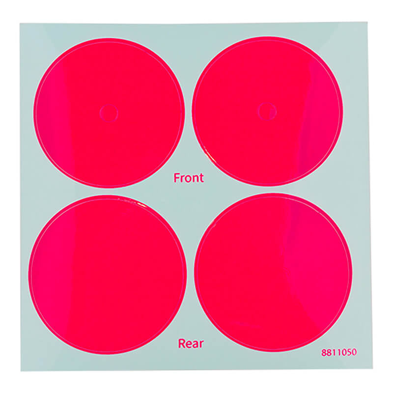 TEAM ASSOCIATED RC10 91 STEALTH CAR PINK WHEEL DOT DECALS