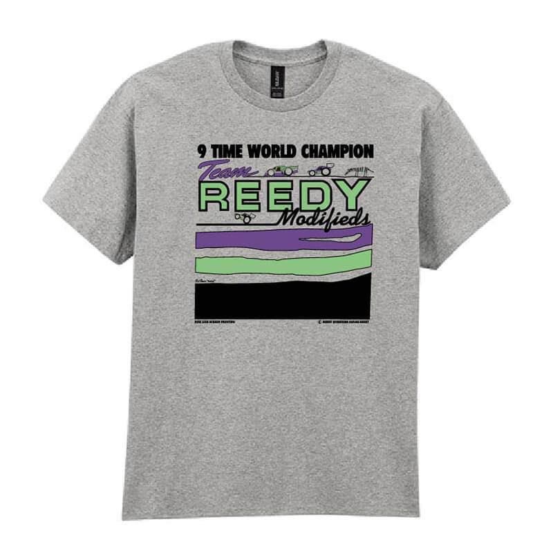 REEDY 1992 SAFARI T-SHIRT GREY - X-LARGE