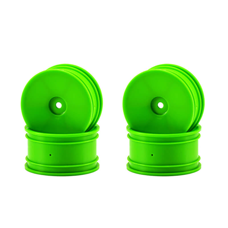 CARISMA MINI 4XS LIME GREEN WHEEL SET