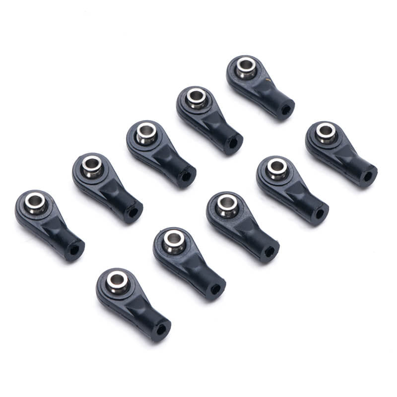 FASTRAX CURVED NYLON ROD ENDS 20X10MM M3 SCREW (10PCS)