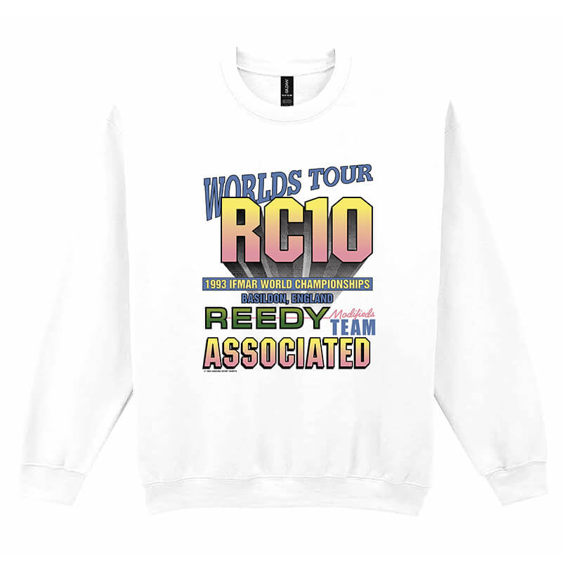 TEAM ASSOCIATED/REEDY WORLDS TOUR 1993 SWEATSHIRT - MEDIUM