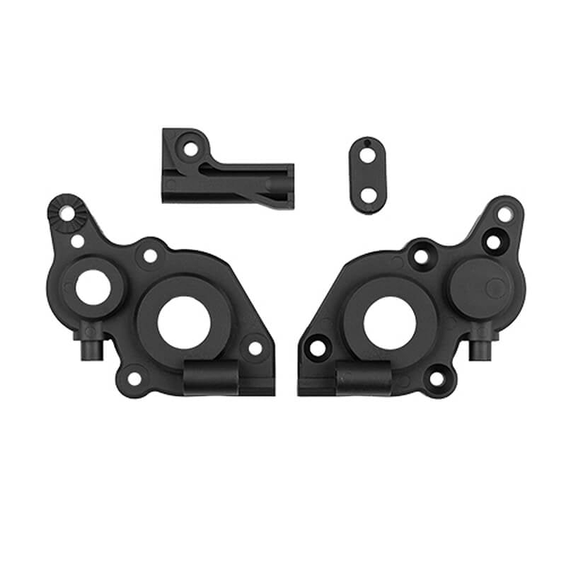 TEAM ASSOCIATED RC10 4WD FRONT TRANSMISSION CASE BLACK