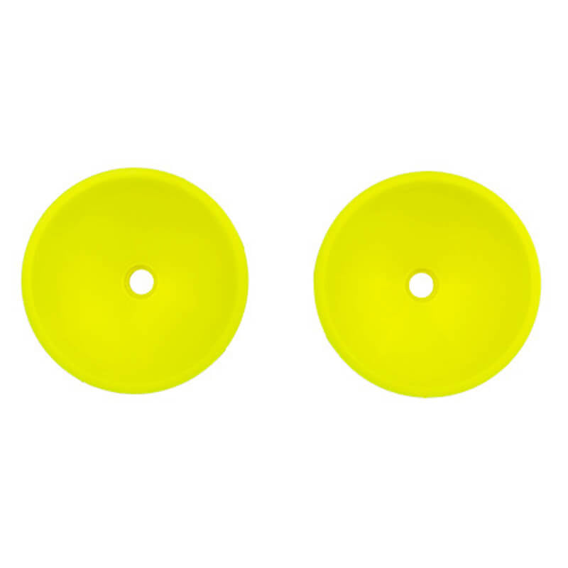 TEAM ASSOCIATED RC10T/RC10GT FRONT WHEELS YELLOW