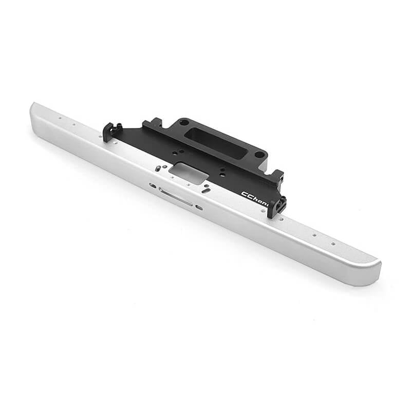RC4WD CLASSIC FRONT BUMPER FOR TRAIL FINDER 2 KIT "LWB" W/1980 LAND CRUISER FJ55 LEXAN BODY (SILVER)