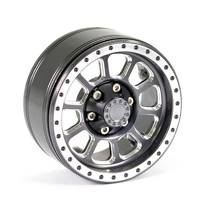 FASTRAX ALUMINUM BEADLOCK TEN 1.9" WHEELS - TITANIUM (4PC)