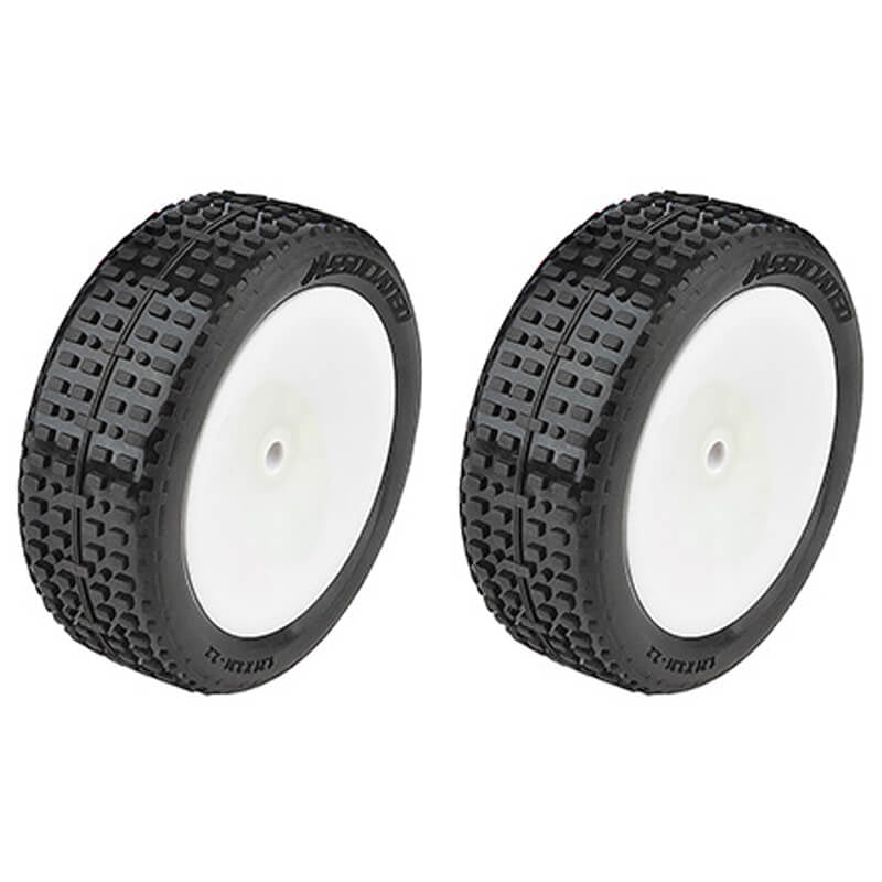 ASSOCIATED RB10 RTR FRONT WHEELS & TYRES MOUNTED