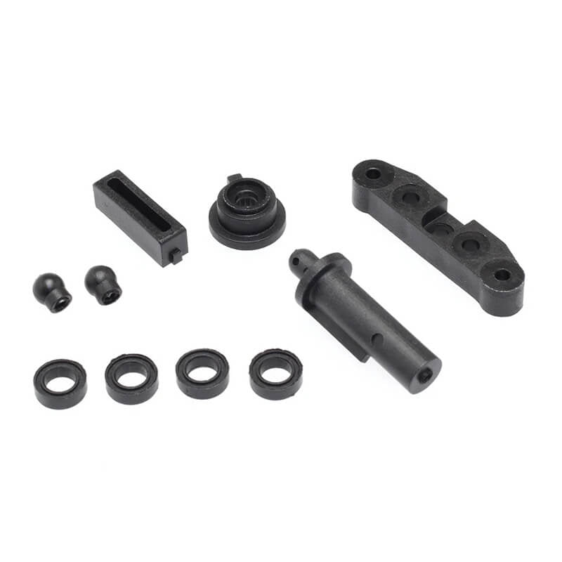 CEN RACING REAR LOWER ARM MOUNT & PIVOT BALL (25 SPLINE ADAPTER, ST BUSHING, BATTERY PLATE POST)