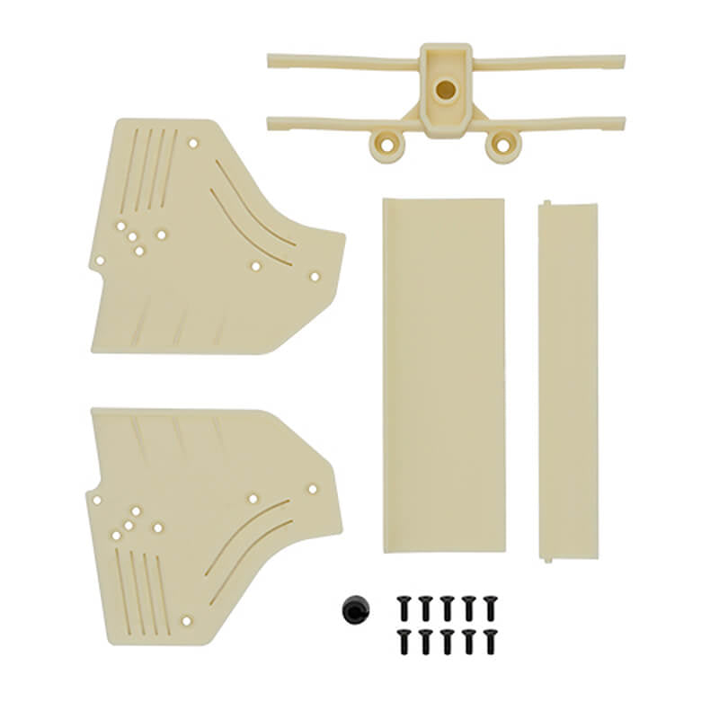 TEAM ASSOCIATED RC10F6 CLASSIC REAR WING, WHITE