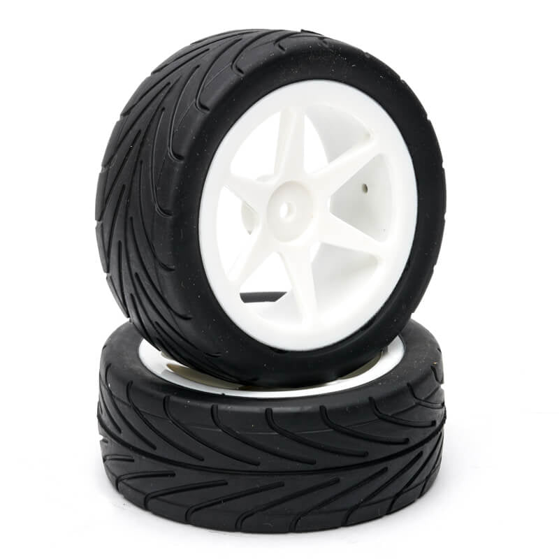 Fastrax 1/10th Mounted Buggy Tyres Lp 'Arrow' Front
