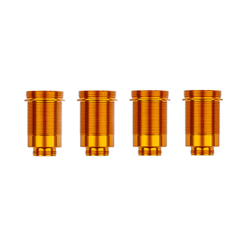 TEAM ASSOCIATED DC10 ALUMINIUM SHOCK BODIES, GOLD