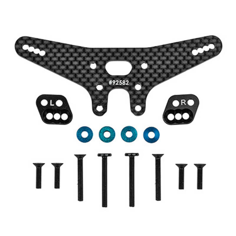 TEAM ASSOCIATED RC10B7.1 FT GULL DROPPER/TOWER -2MM SET