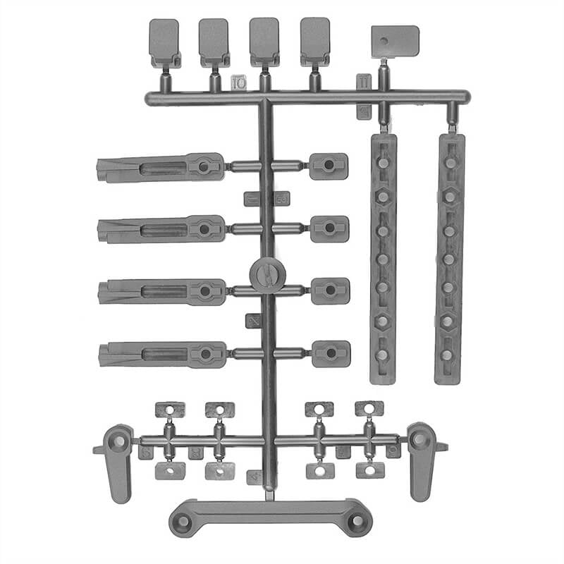 TEAM ASSOCIATED DC10 BATTERY MOUNT SET, GREY