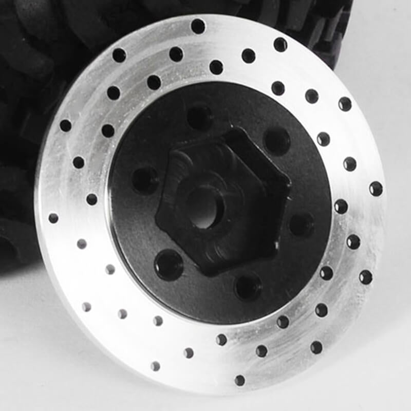 RC4WD 1.9"/2.2" 6 LUG STEEL WHEEL HEX HUB WITH BRAKE ROTOR