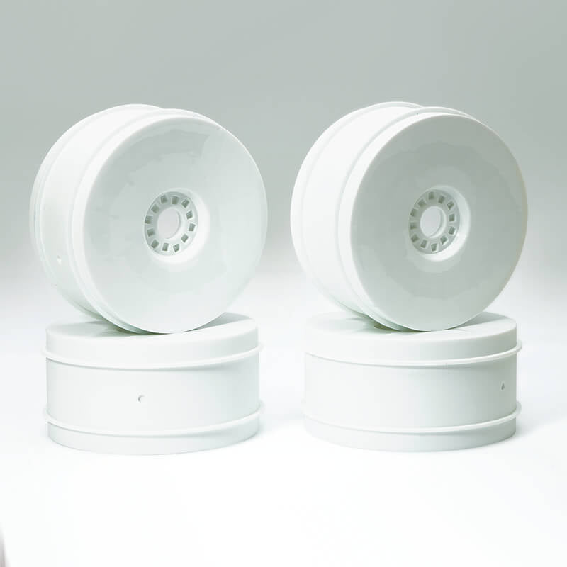 CENTRO 1/8 DISHED BUGGY WHEELS SET OF 4 - WHITE