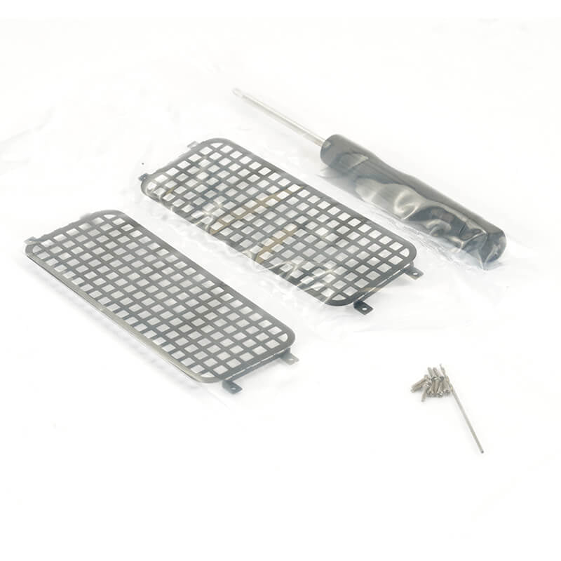 FASTRAX TRX-4M STAINLESS REAR SIDE WINDOW GUARD NET (2)