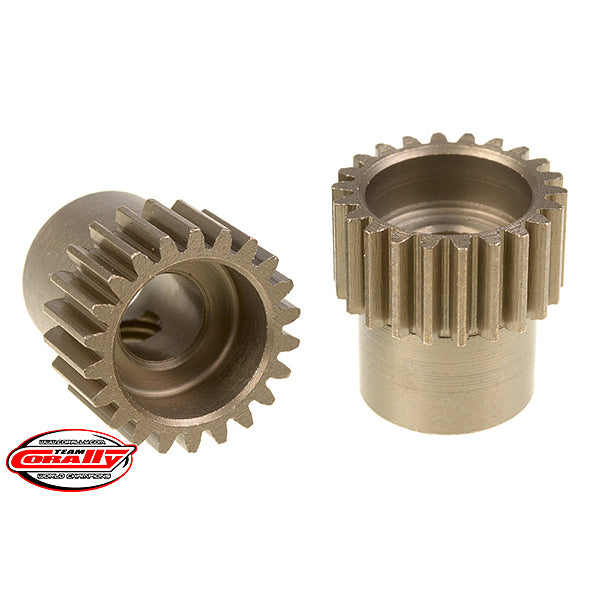 CORALLY 48 DP PINION SHORT HARDENED STEEL 22 TEETH 5MM