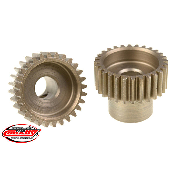 CORALLY 48 DP PINION SHORT HARDENED STEEL 28 TEETH 5MM