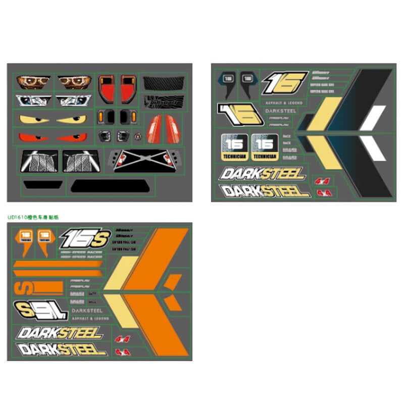 UDI RC DECAL