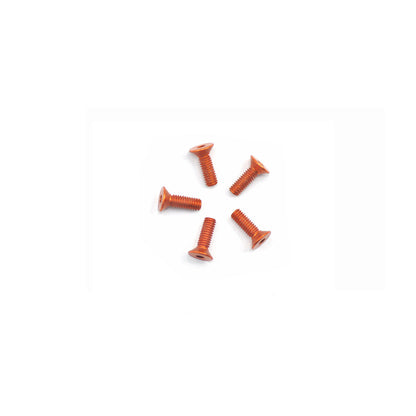 Alu Screw Allen Csk M2.5 x 8 Orange (5)
