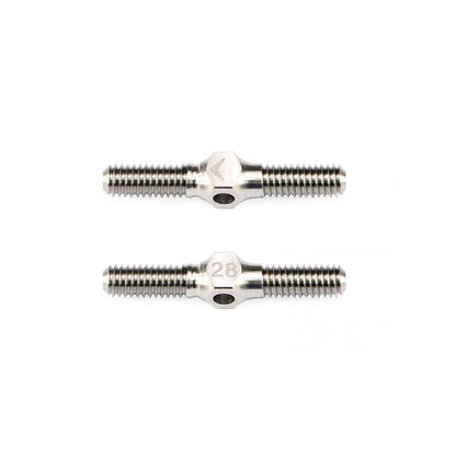 64 Ti Turnbuckle 4mm x 28mm (1-1/8') - (2)