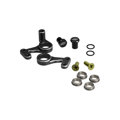 RC10 Aluminum Steering Bell-Crank Set-Blue