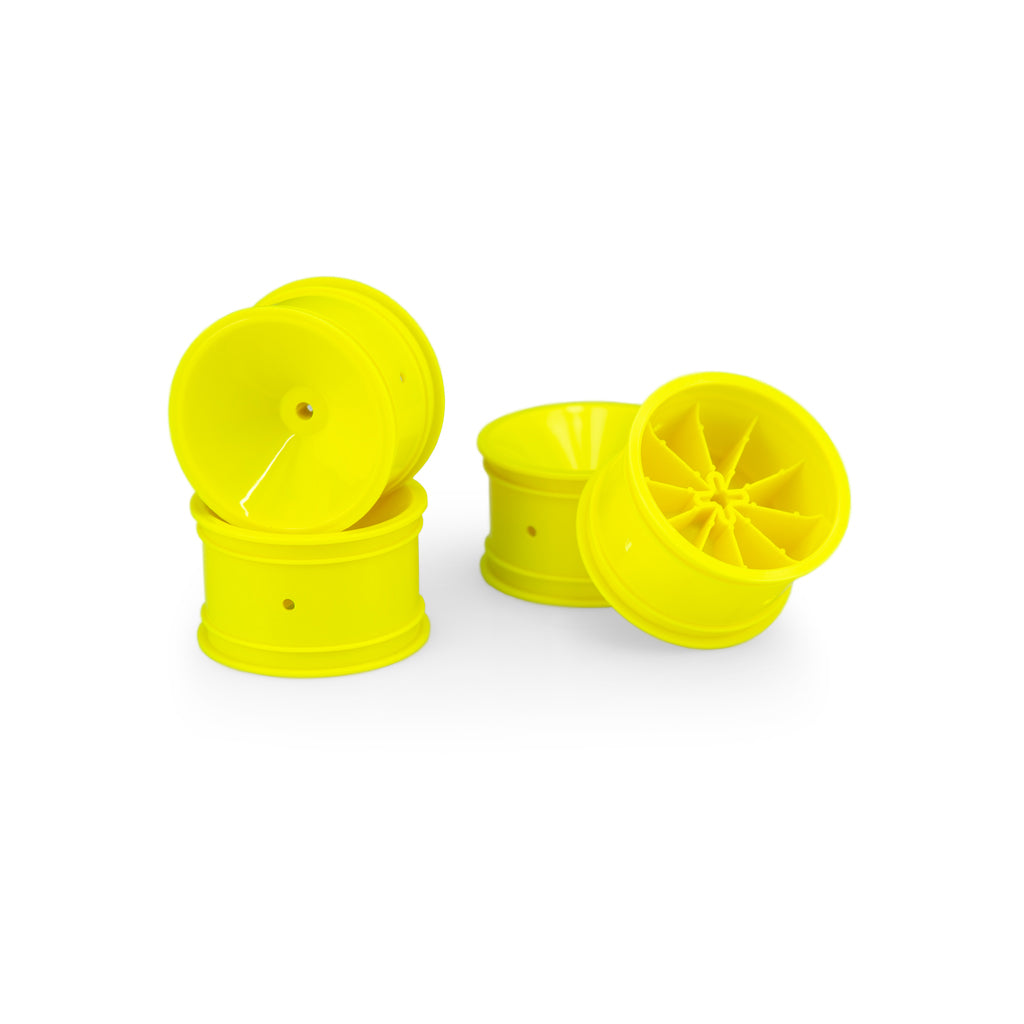 Mono RC10, RC10B2, RC10 2.2 Rear Wheel (Yellow)4pc