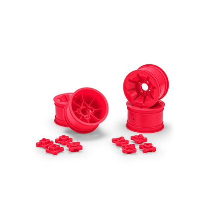 Pioneer - RC10 2.2' Rear Wheel Pink - 4pc