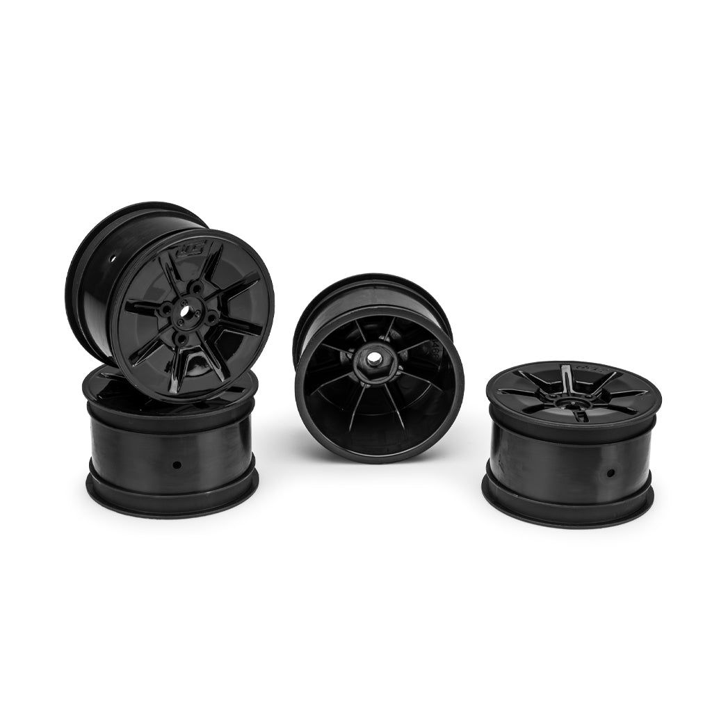 Pioneer - 2.2' 2wd/4wd Rear Wheel (black) - 4pc