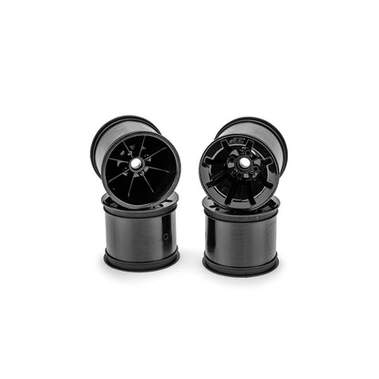 Pioneer - RC10T 2.2 Narrow Front Wheel Black 4pc