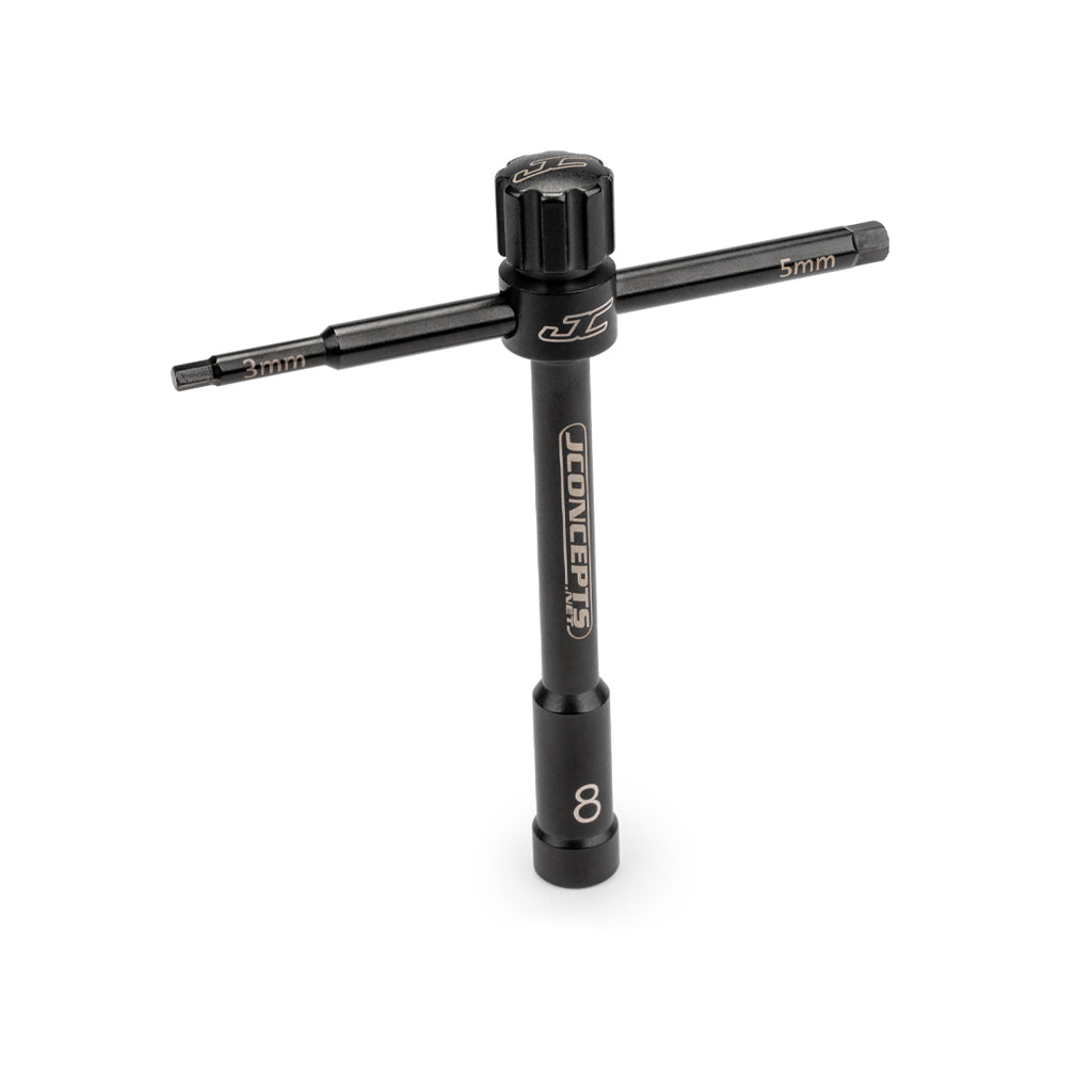 Multi-Wrench - Black - 8mm (glow plug) - 3mm | 5mm