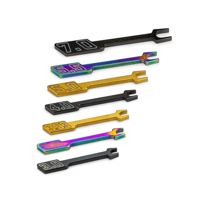 Battery Plug Pull Set w/plugs 5mm Blue + Black