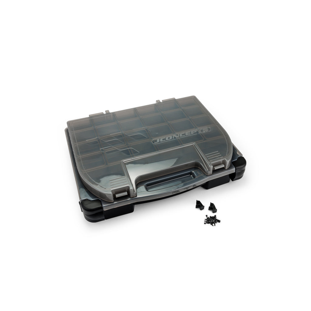 Tool Box w/Upper Storage Black/Smoke Grey