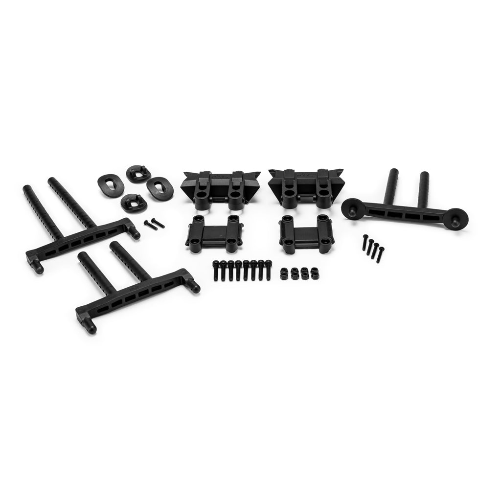 1/8th Double Decker Spring Box -  Black