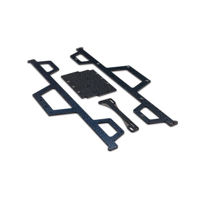 1/8th Double Decker Spring Box -  Black