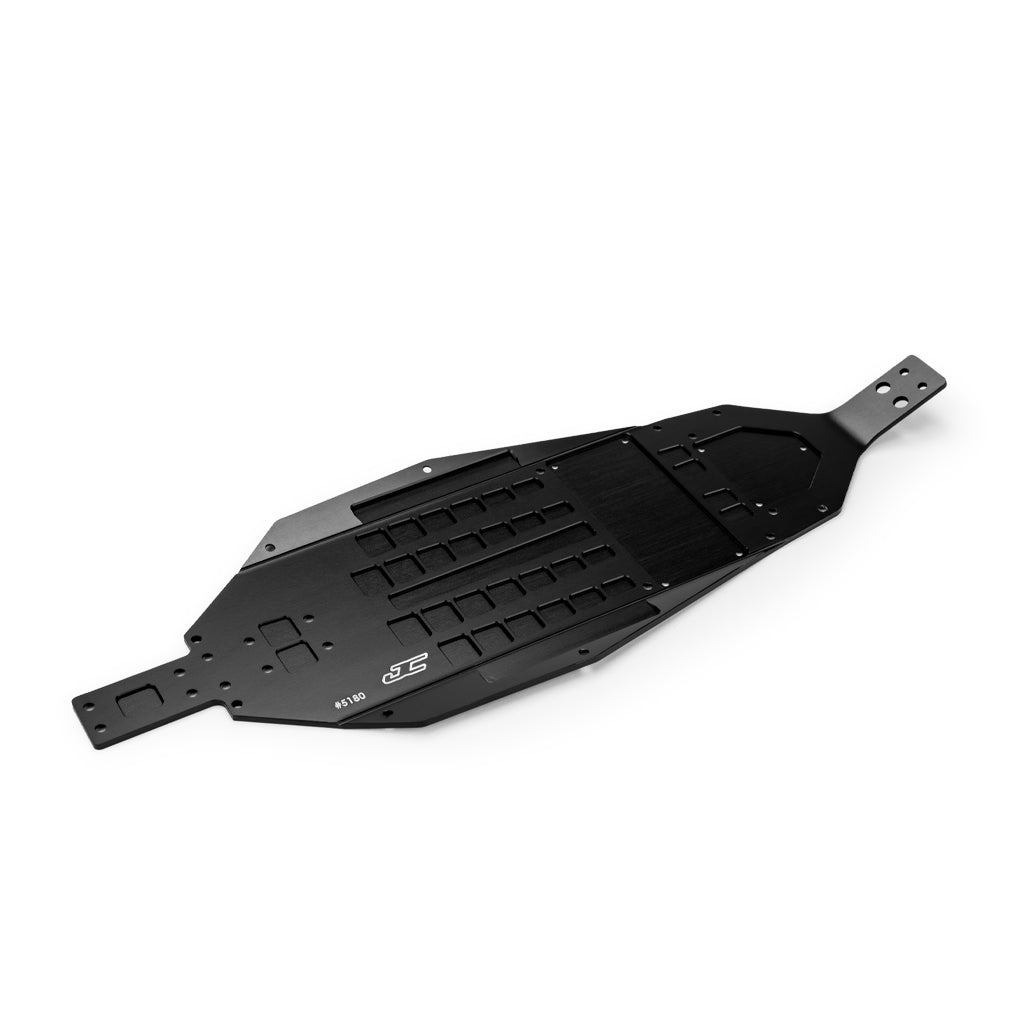 RC10B7.1 Chassis Std Hard Anodized - Black